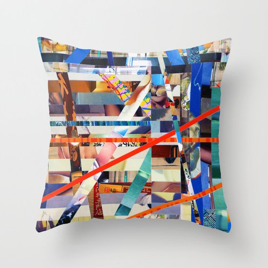 Gwenola (stripes 24) Throw Pillow
