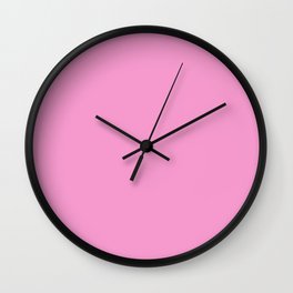 pink Wall Clock