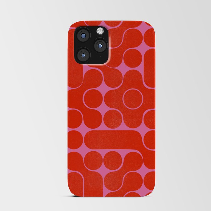 Abstract mid-century shapes no 6 iPhone Card Case