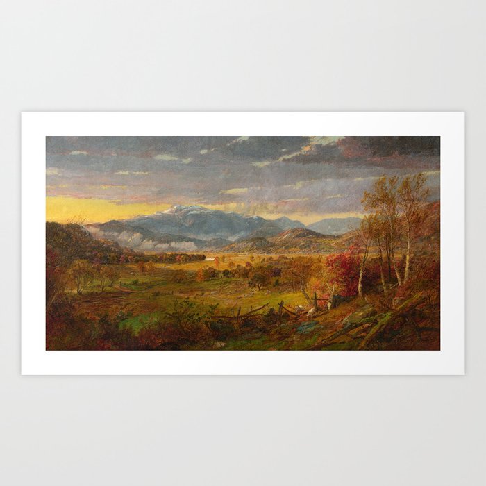 View of Mount Washington, 1881 by Jasper Francis Cropsey Art Print