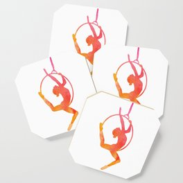 Lyra/Hoop Aerial Artist Coaster