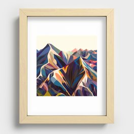 Mountains original Recessed Framed Print