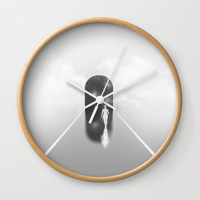 To A Better Place Wall Clock