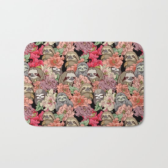 Because Sloths Bath Mat