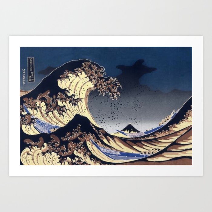 the great wave Art Print