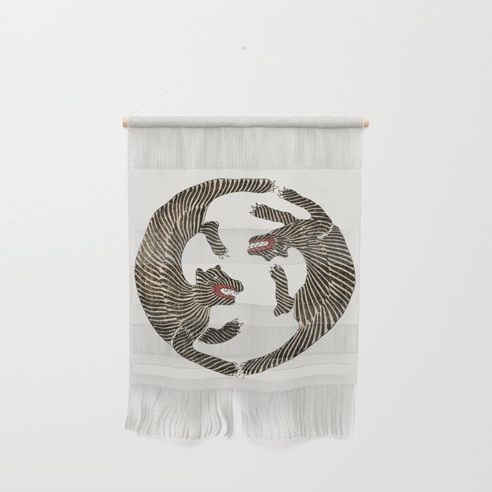 Japanese Tiger Wall Hanging