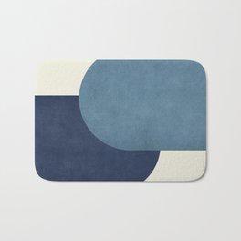 Halfmoon Colorblock - Blue Bath Mat