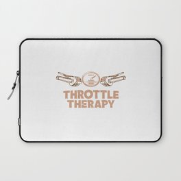 Throttle Therapy Motorcycle Laptop Sleeve