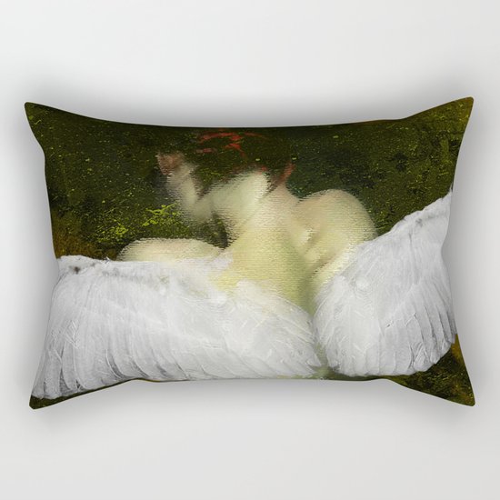 The angel of the hope Rectangular Pillow