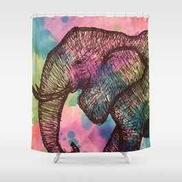 Elephante Shower Curtain