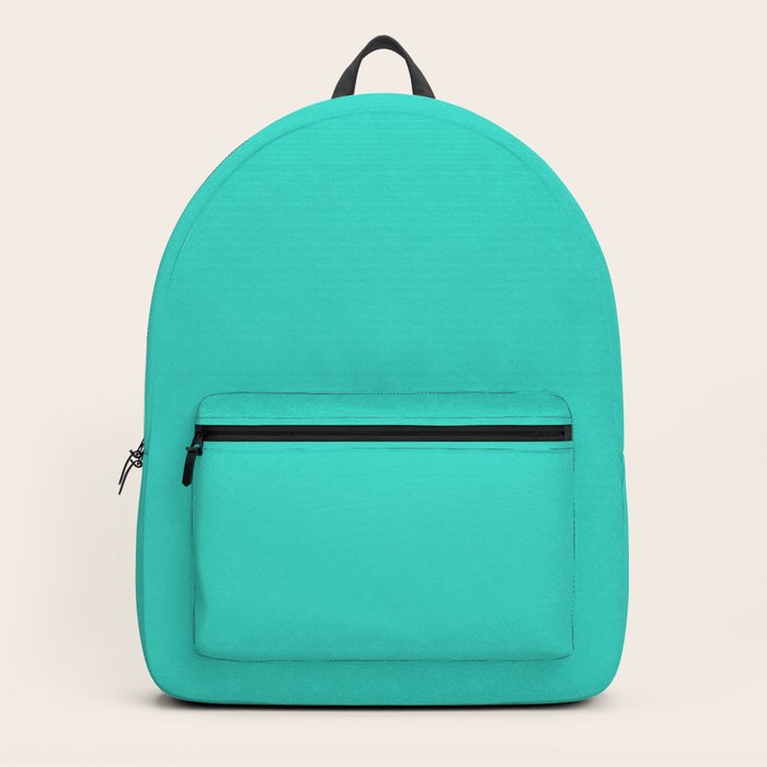 turquoise backpack