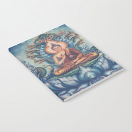 Buddah blue temple Notebook