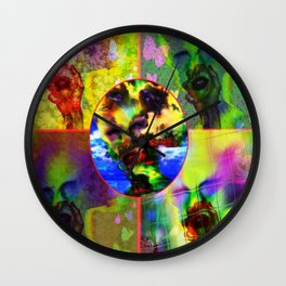"Warholesque" by surrealpete Wall Clock