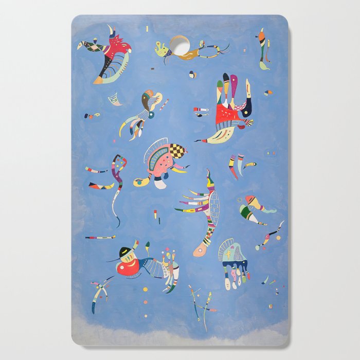Himmelblau (Sky blue) Wassily Kandinsky Cutting Board