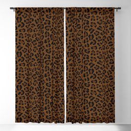 Leopard Print - Dark Blackout Curtain