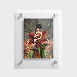 Flowers and love Floating Acrylic Print