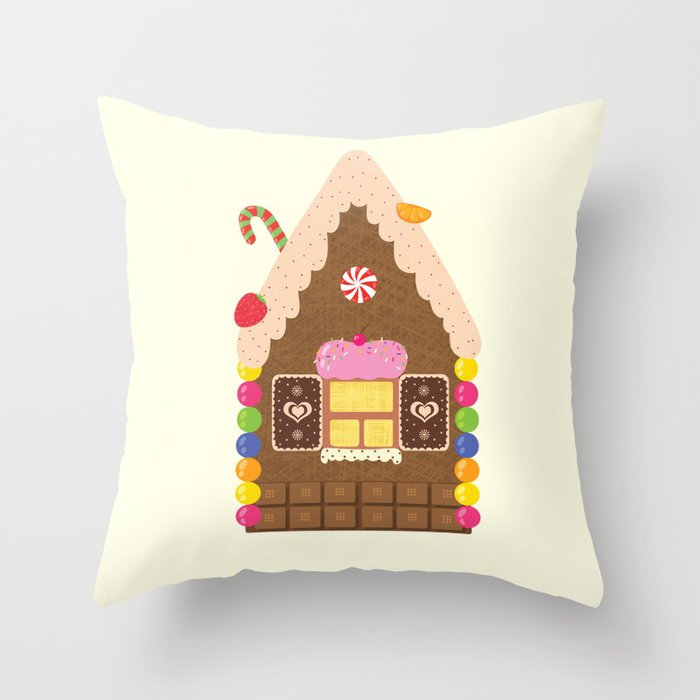 Gingerbread throw pillows on sale