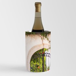 Flower Gate | Greek Scenery on the Island of Naxos | Gateway to the Garden | Travel & Nature Photography Wine Chiller