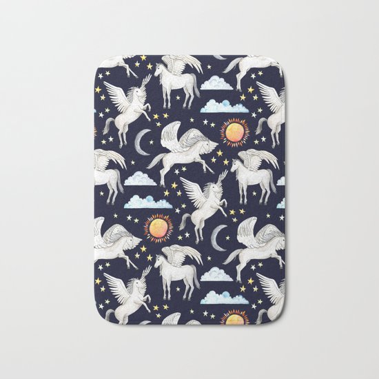 Pegasus, Son of Poseidon Bath Mat