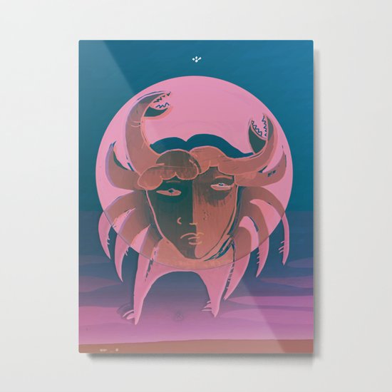 The Crab Metal Print