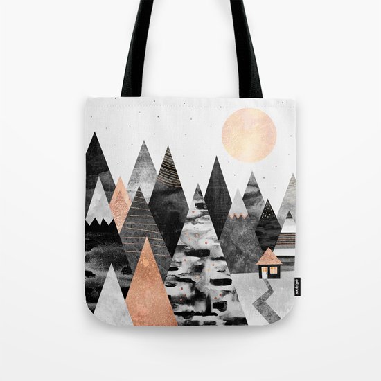 Little Cabin Tote Bag