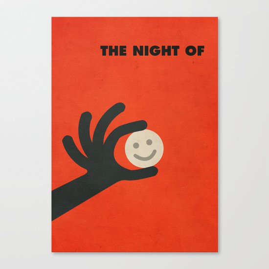 The Night Of Minimalist Poster Canvas Print