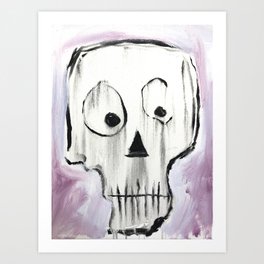 the original skull Art Print