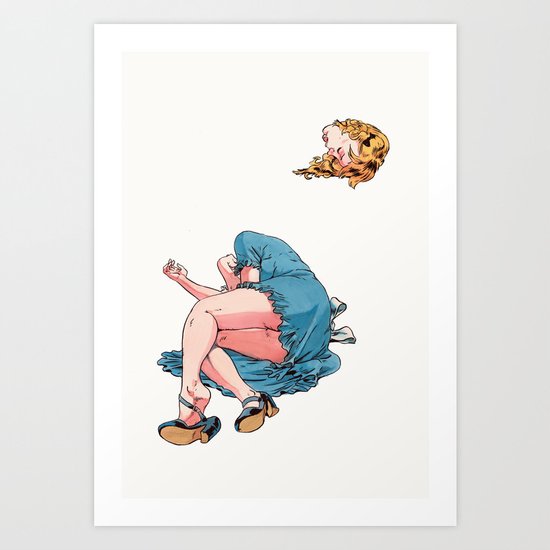 Alice Decapitated Art Print