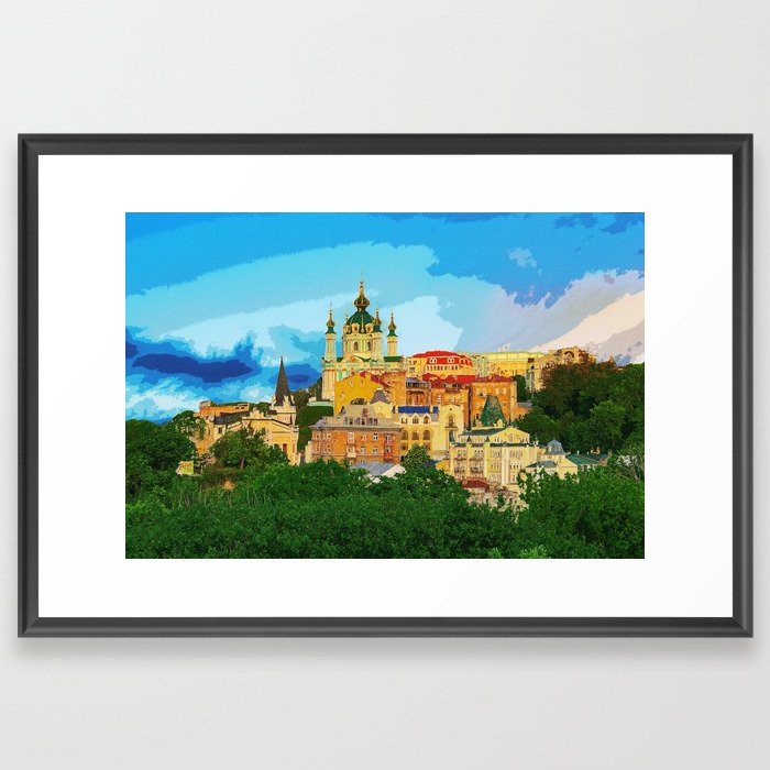 Kiev: A City of Elegant Designs and Timeless Traditions Framed Art Print