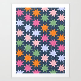 Star-crossed - brights Art Print