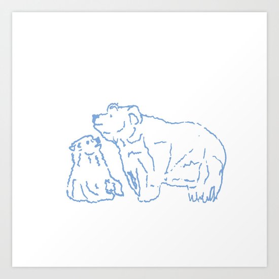 bear 1 Art Print