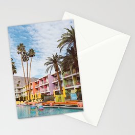 Palm Springs Pool Day VII Stationery Card