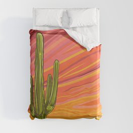 Desert Cactus Duvet Cover
