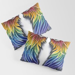 Rainbow Wings Pillow Sham
