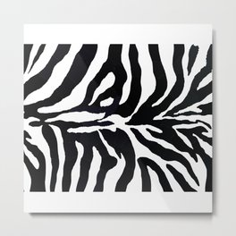 Zebra print Metal Print