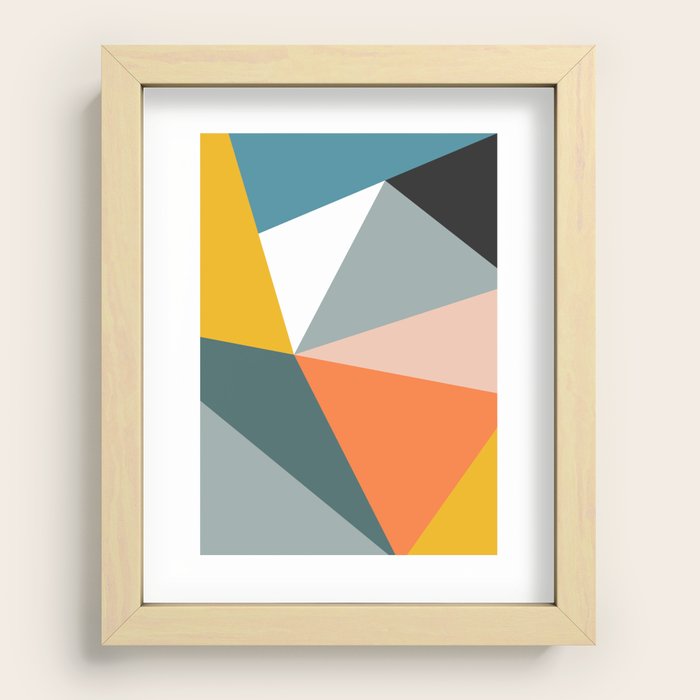 Modern Geometric 33 Art Print by The Old Art Studio | Society6