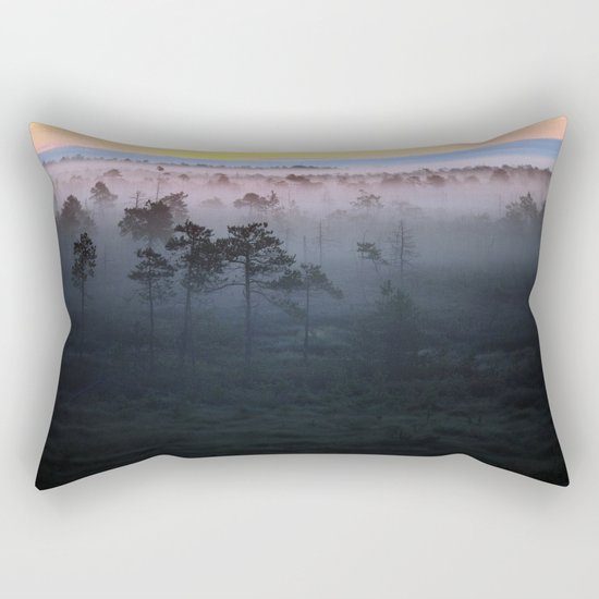 Foggy Earth Rectangular Pillow