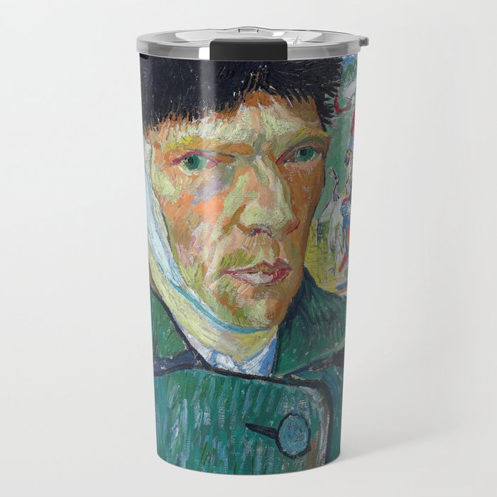 Vincent van Gogh - Self-portrait with bandaged ear Travel Mug
