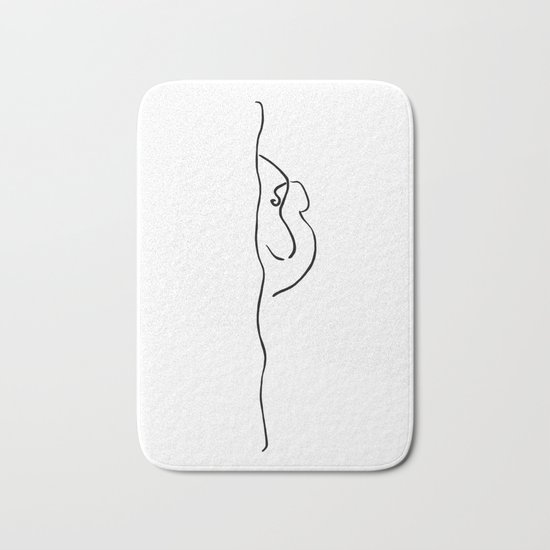 Line Bath Mat