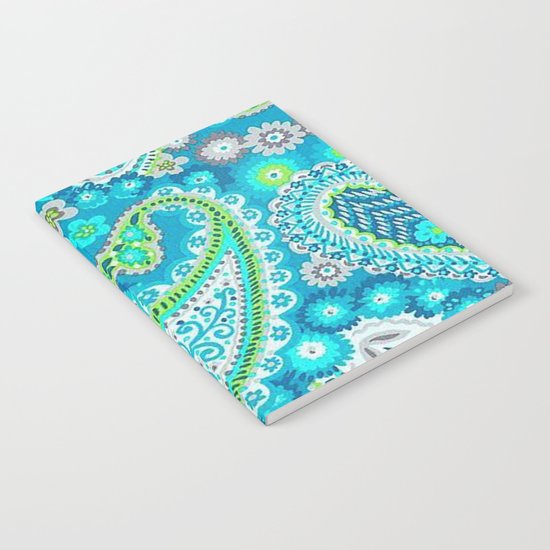 Floral Paisley Pattern 02 Notebook