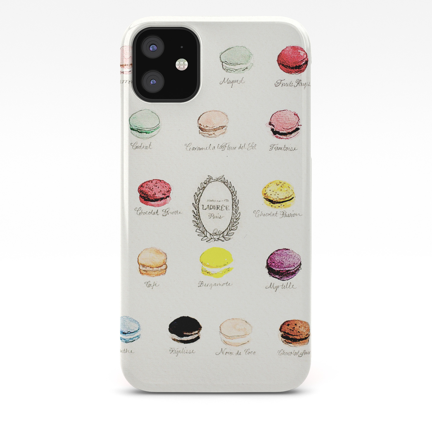 Laduree Macaron Menu Iphone Case By Huntleigh Society6