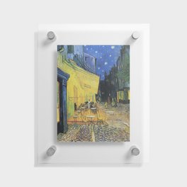 Cafe Terrace at Night Floating Acrylic Print