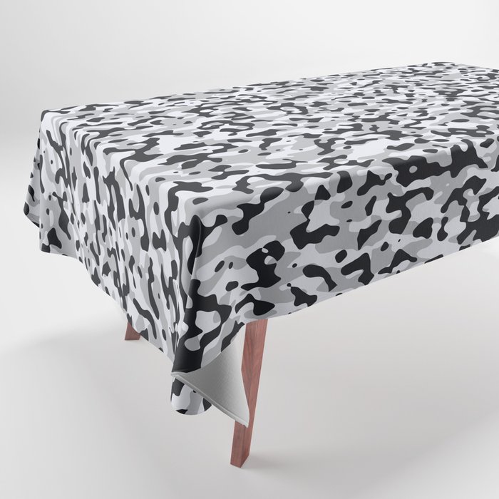 High contrast urban camouflage Tablecloth