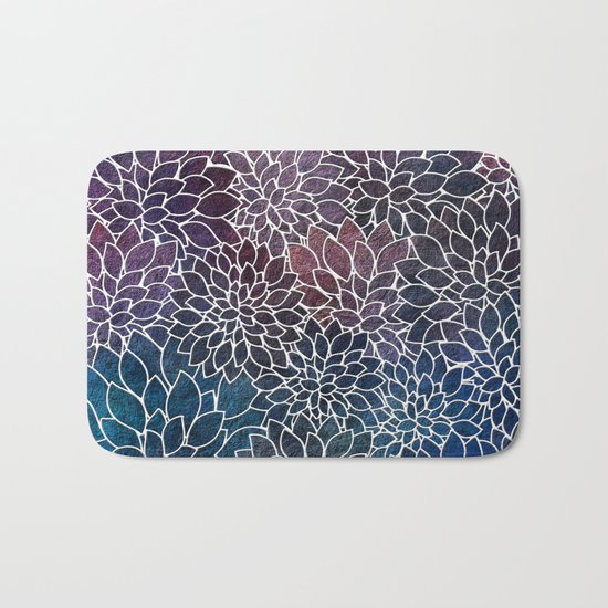 Floral Abstract 21 Bath Mat