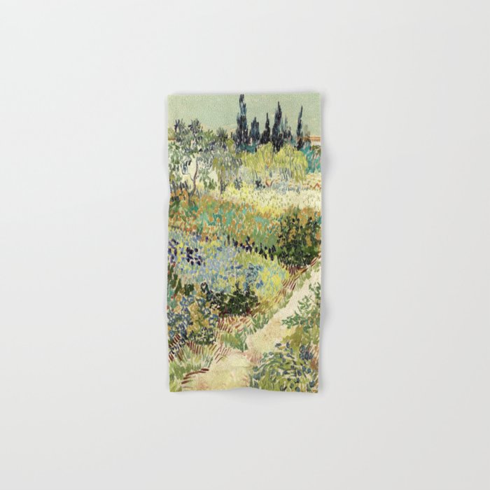 Vincent Van Gogh : Garden at Arles Hand & Bath Towel