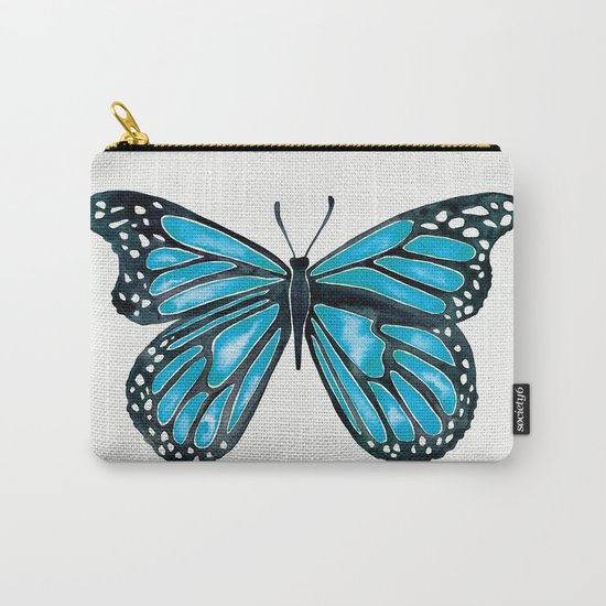 Blue Morpho Butterfly Carry-All Pouch