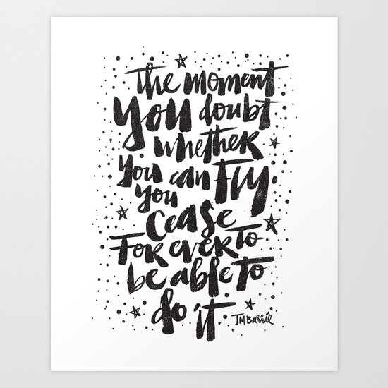You can fly Art Print