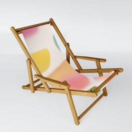 Colorful Balance Abstract Shapes Sling Chair