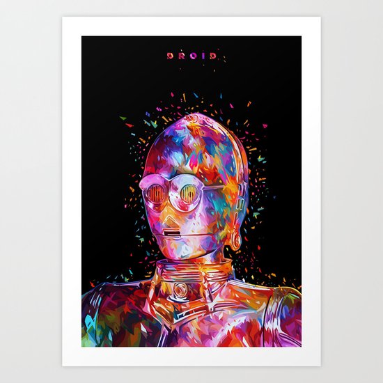 Droid Art Print