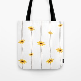 Simple Sunflower String Tote Bag